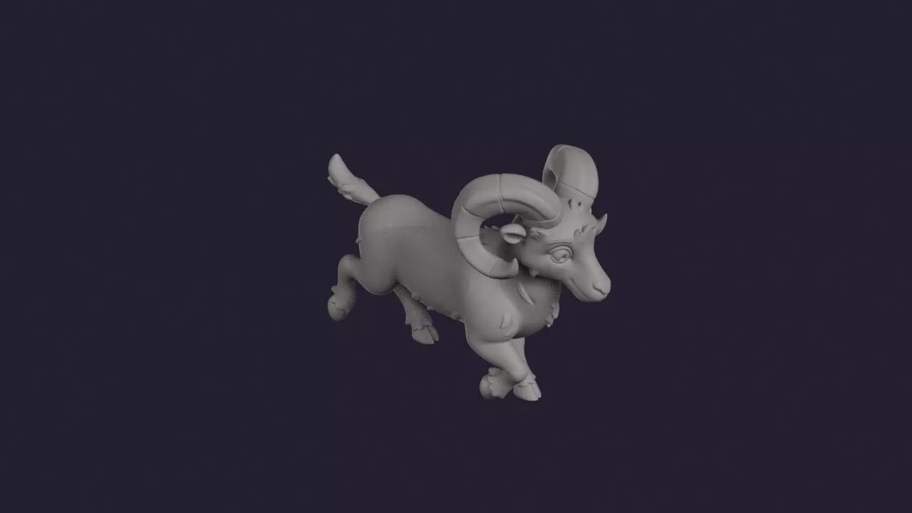 Bighorn Sheep 3D print model