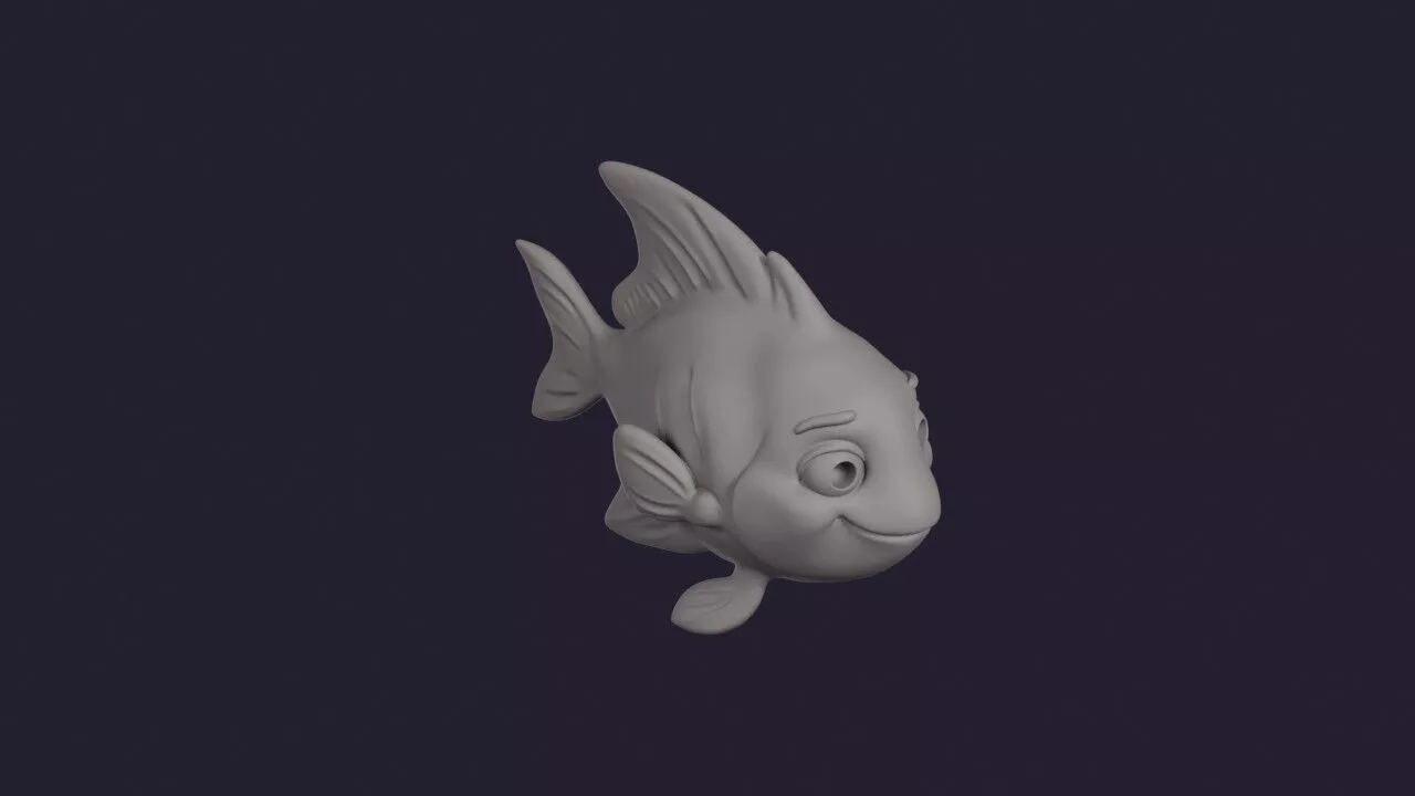 Angelfish 3D print model