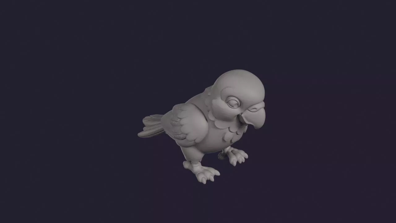 Amazon Parrot 3D print model