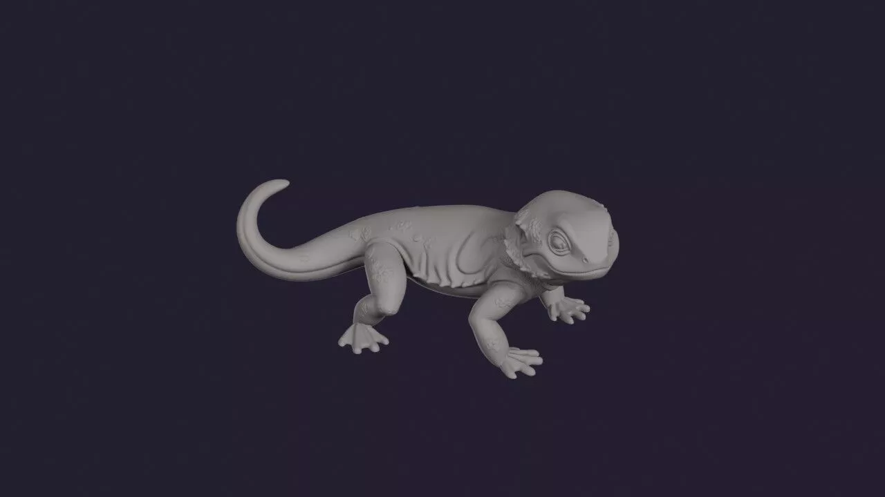 Agama 3D print model
