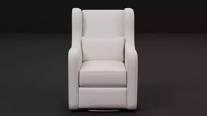 Modern Armchair and Swivel Chair Collection 01 - 10 Variant Pack Low-poly 3D model 2