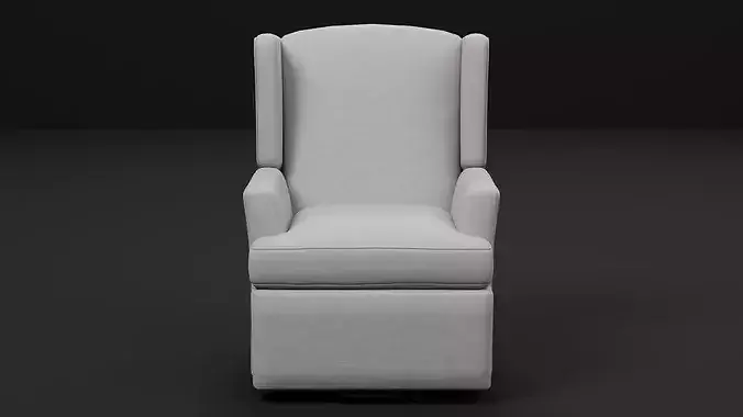 Modern Armchair and Swivel Chair Collection 01 - 10 Variant Pack Low-poly 3D model 7