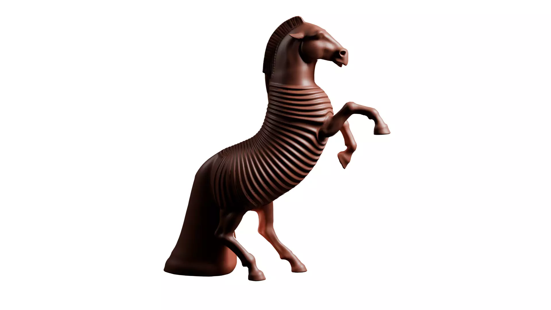 Trojan Horse Statue - 3D Printable and Game Ready Prop 3D print model