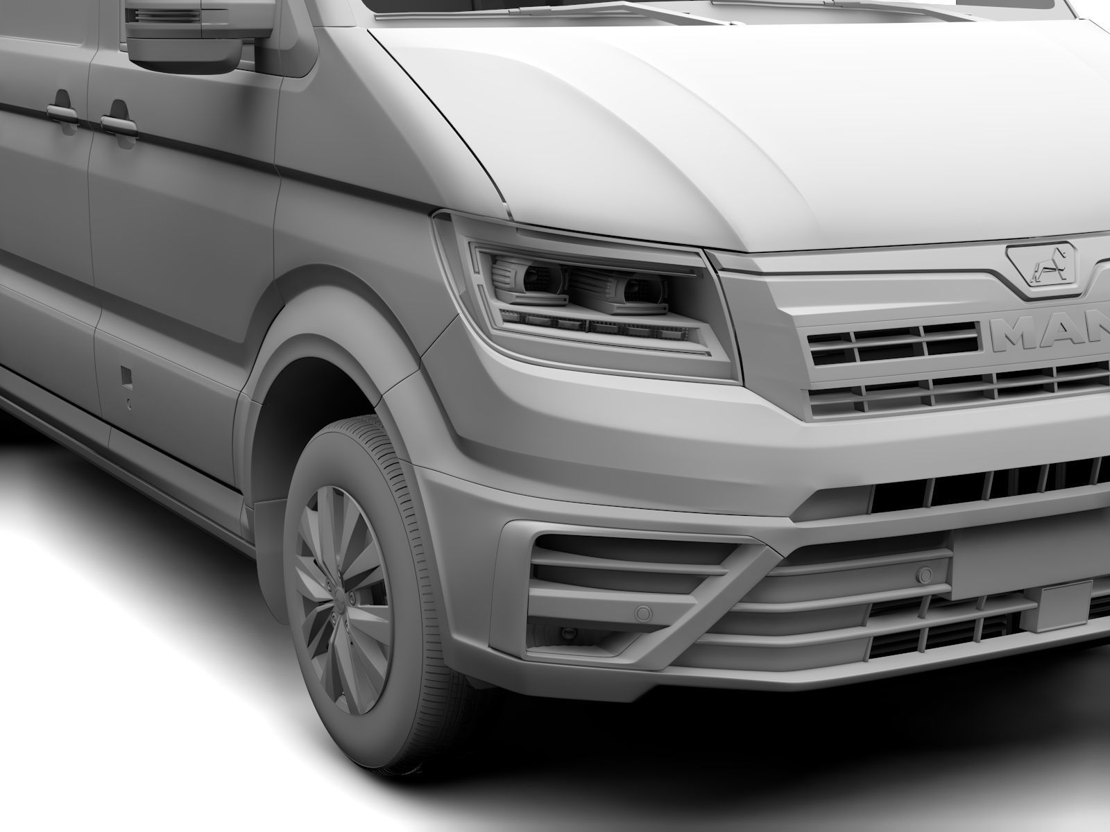 MAN TGE Van L2H2 2017 3D model_11