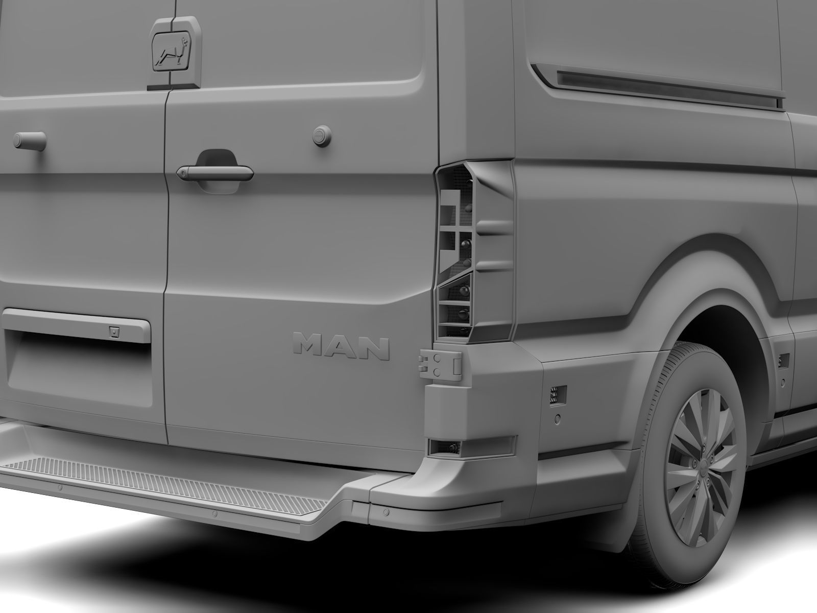 MAN TGE Van L2H2 2017 3D model_14