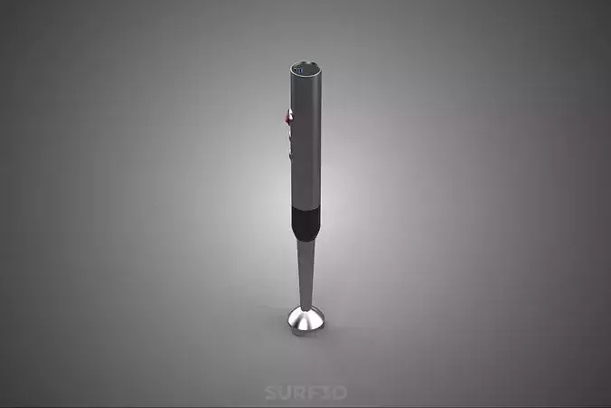 CORDLESS MINI HANDHELD STICK WAND IMMERSION HAND BLENDER MIXER 3D model 5