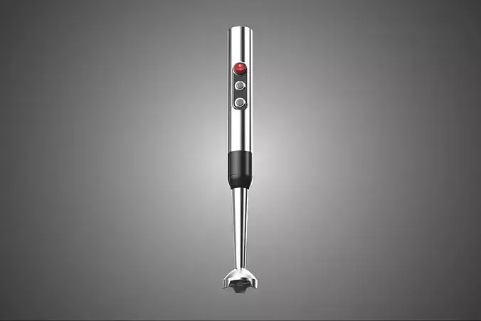 CORDLESS MINI HANDHELD STICK WAND IMMERSION HAND BLENDER MIXER 3D model