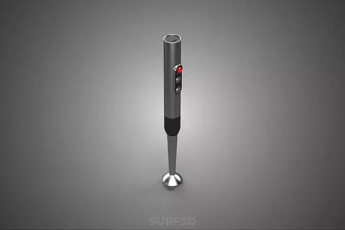 CORDLESS MINI HANDHELD STICK WAND IMMERSION HAND BLENDER MIXER 3D model 2