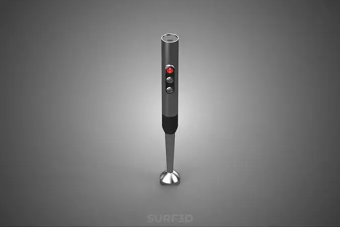 CORDLESS MINI HANDHELD STICK WAND IMMERSION HAND BLENDER MIXER 3D model 3