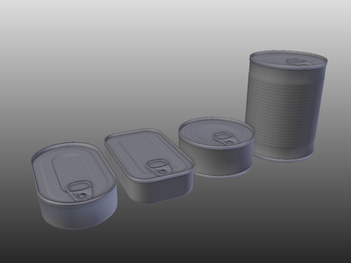Tin Can Set 3D model_6