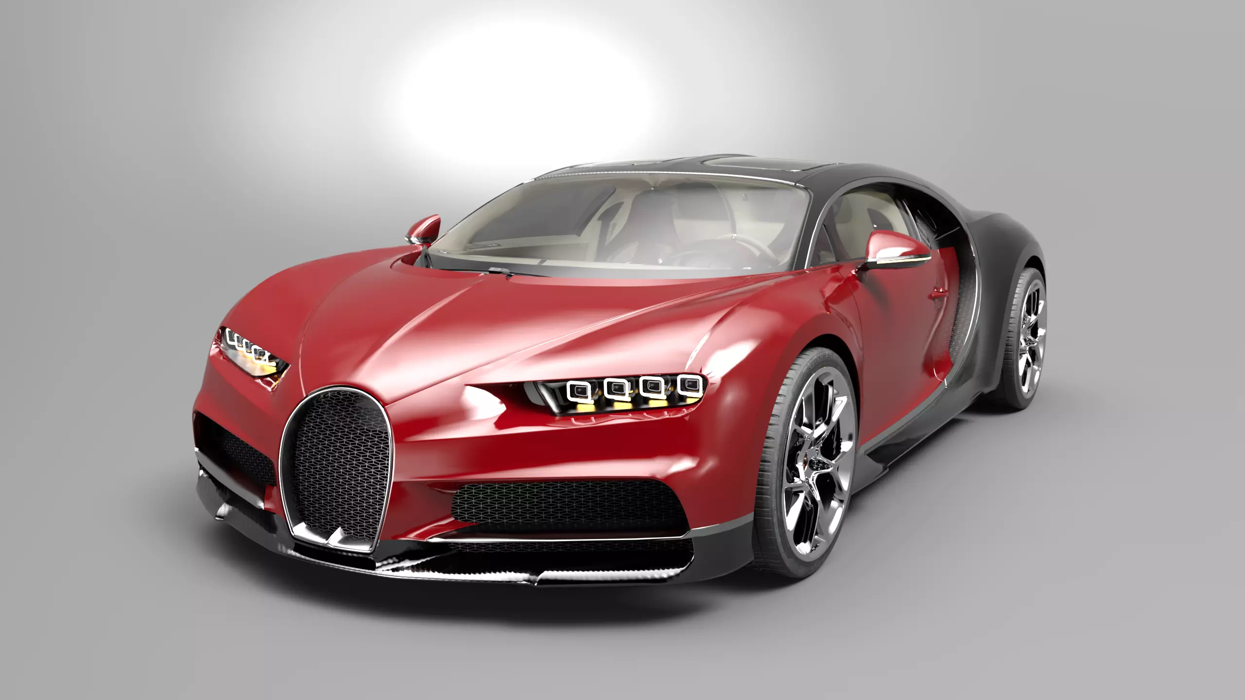 Bugatti Chiron The Breaking of Barriers 3D print model