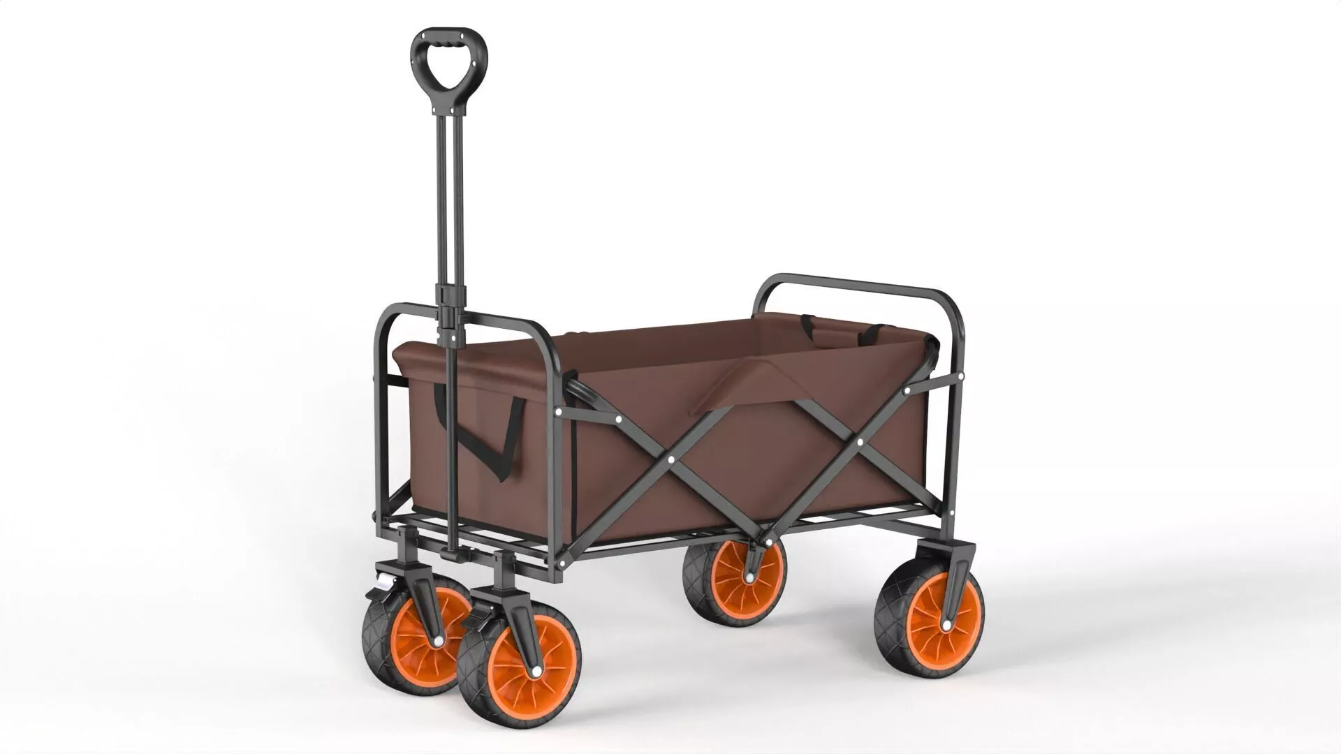 Foldable Garden Wagon Cart 3D model