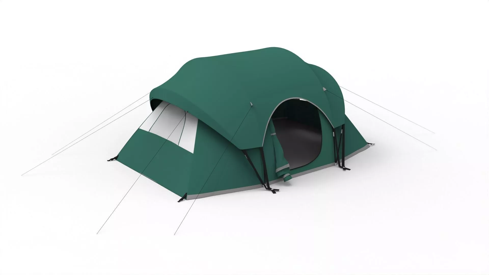 DanCoom Camping Tent 3D model