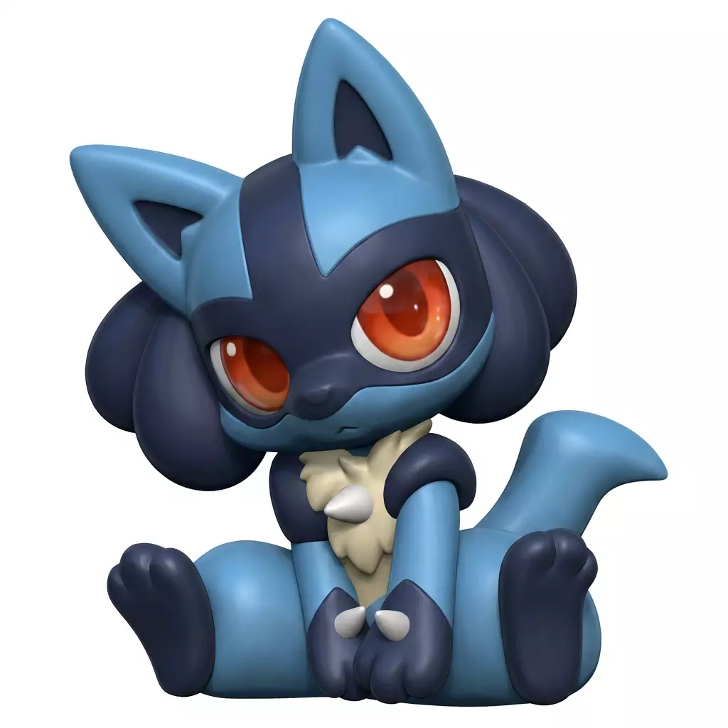 Pokemon Riolu Chibi 3D Printable STL 3D model 3D printable | CGTrader