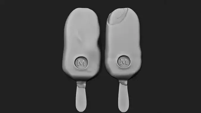 Ice Cream Bar - Chocolate ice cream  3D model 6