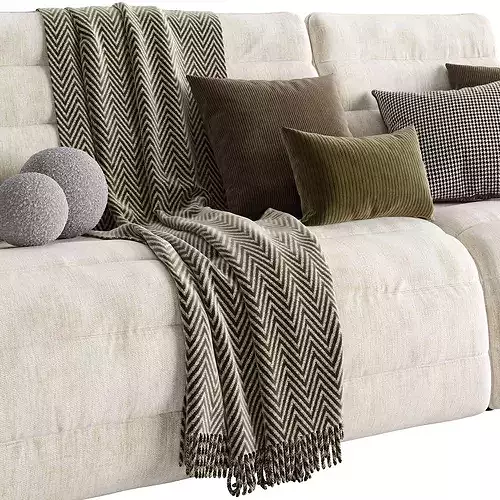 Reverie Performance Fabric Motion Recliner Sofa 3D model 5
