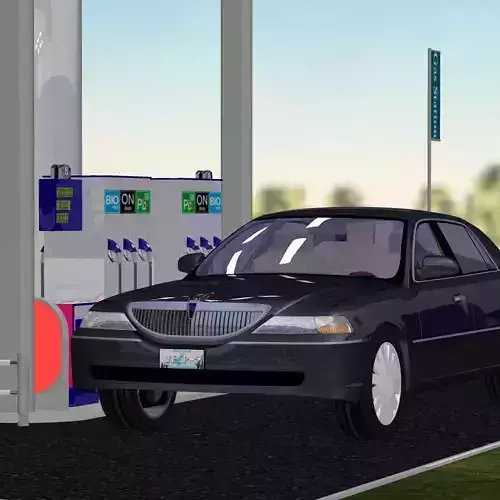 VP Gas Station 3D model