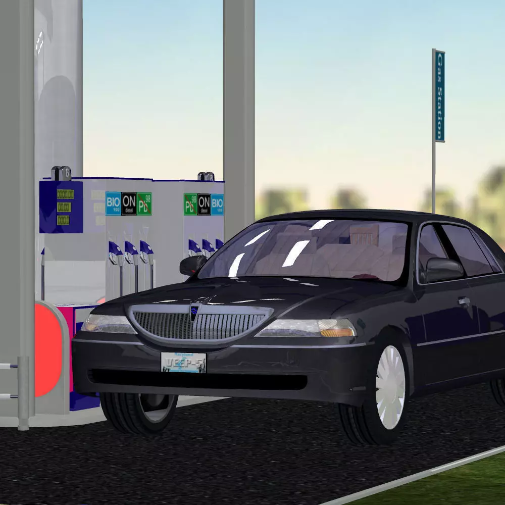 VP Gas Station 3D model_0