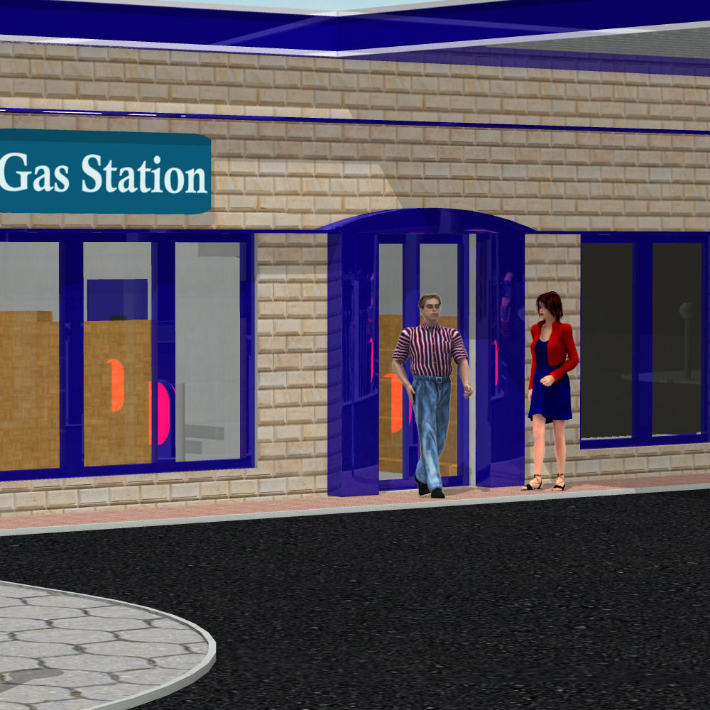 VP Gas Station 3D model_12