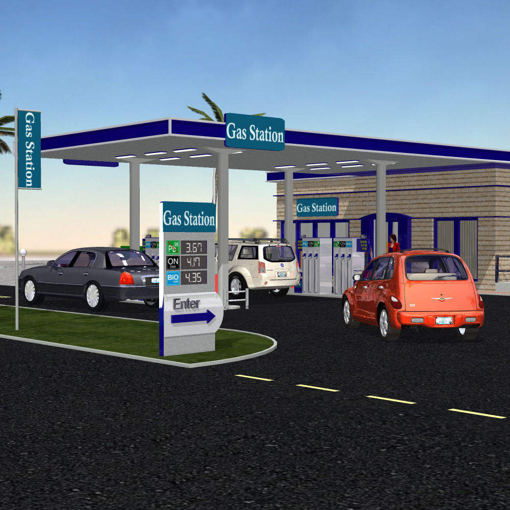 VP Gas Station 3D model_10