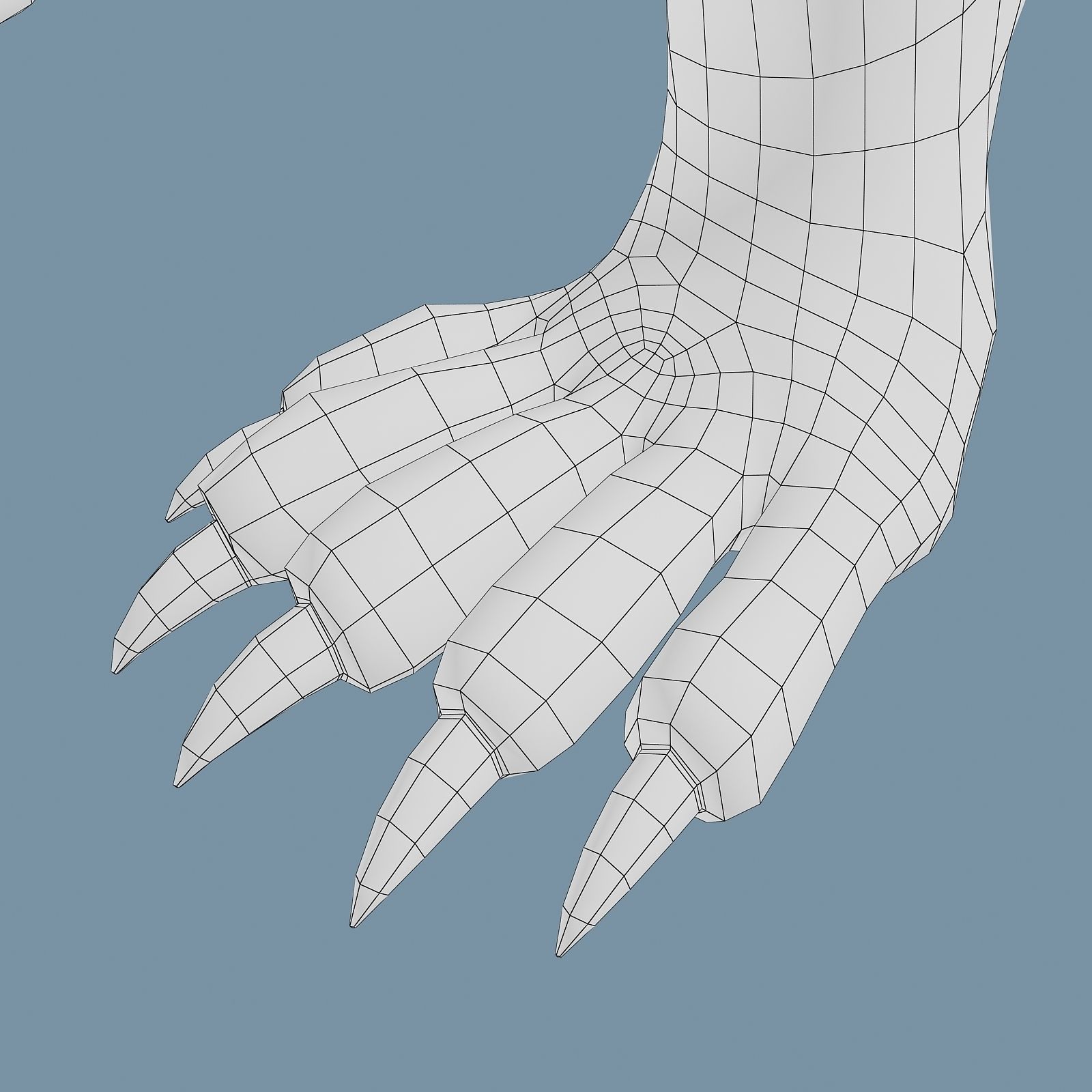 Inostrancevia Low-poly 3D model_49