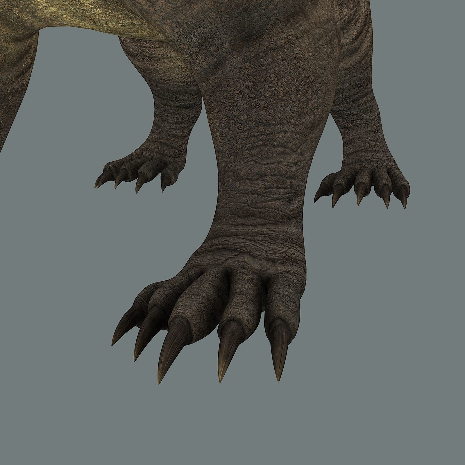 Inostrancevia Low-poly 3D model_18