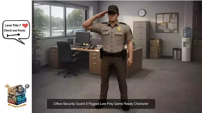Small Town Service Workers Pack 6  Characters 4