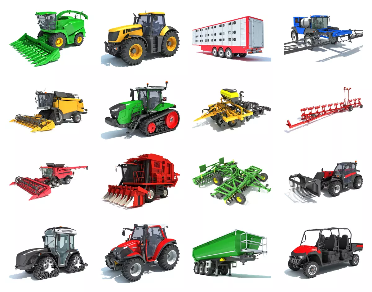 Agricultural Equipment Pack Professional Farm Machinery