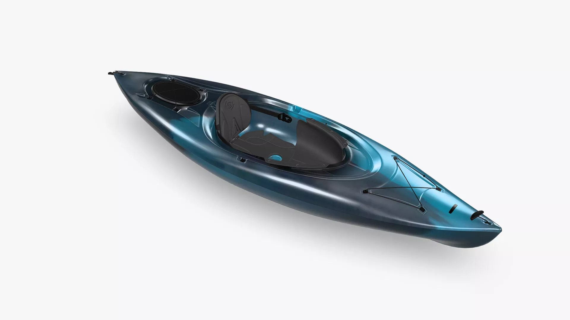 Recreational Kayak boat 3D model