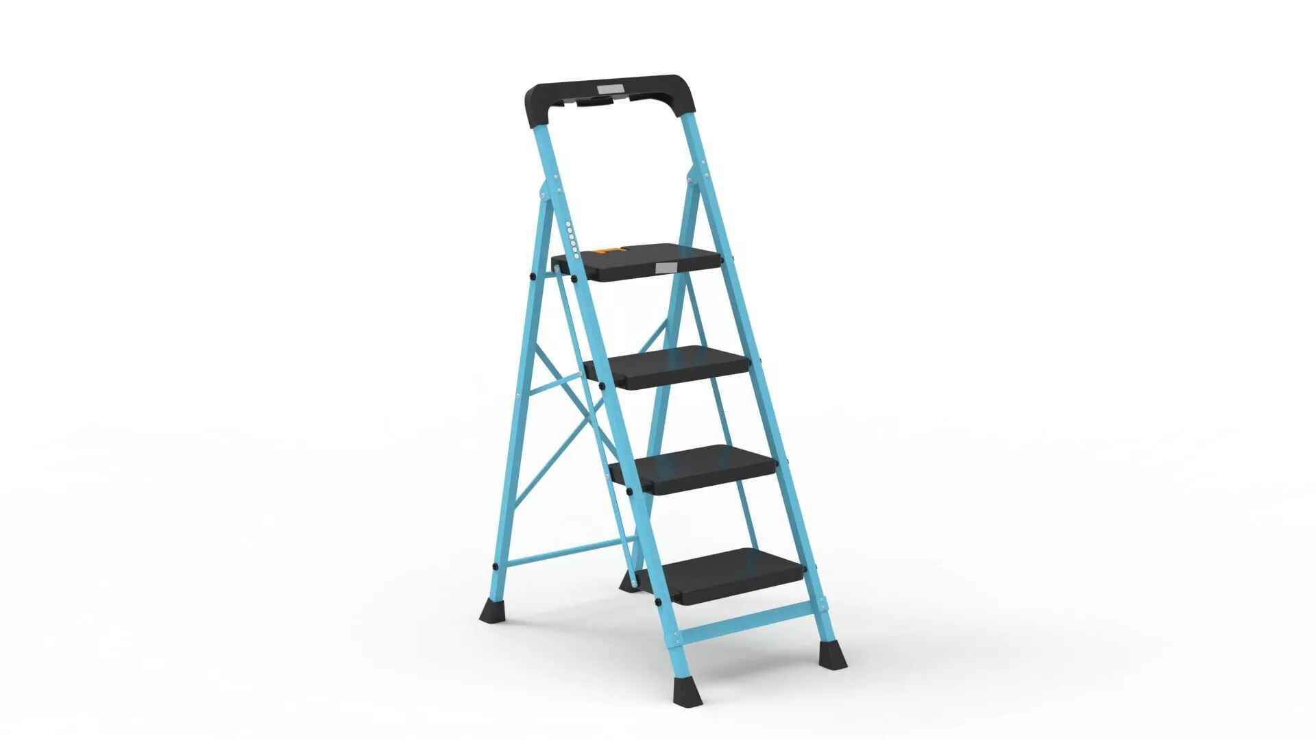 Foldable Step Ladder Low-poly 3D model