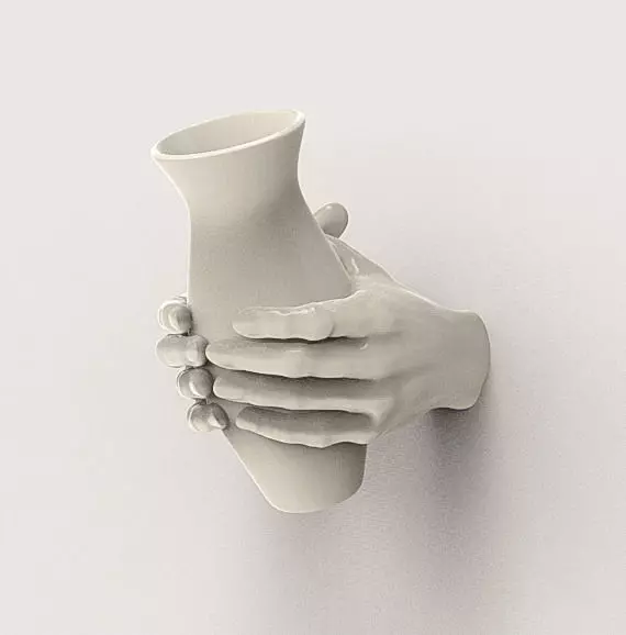 Hand Vase 3D print model