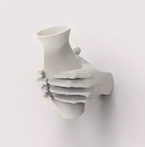 Hand Vase 3D print model