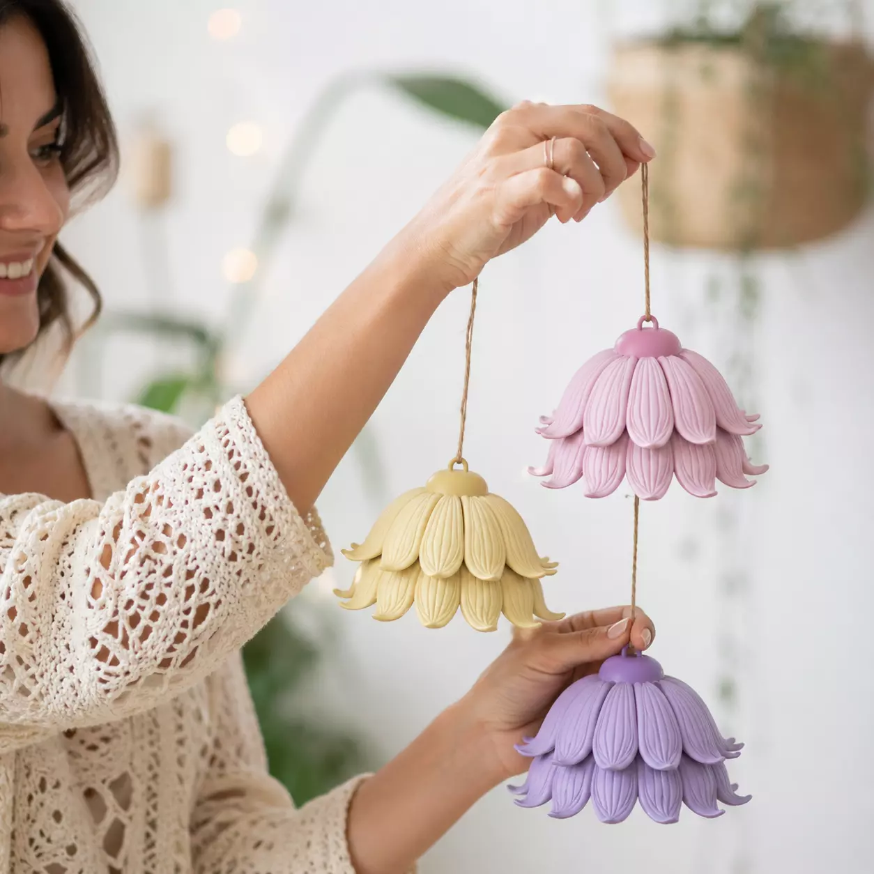 Flower Hanging Ornament 3D print model