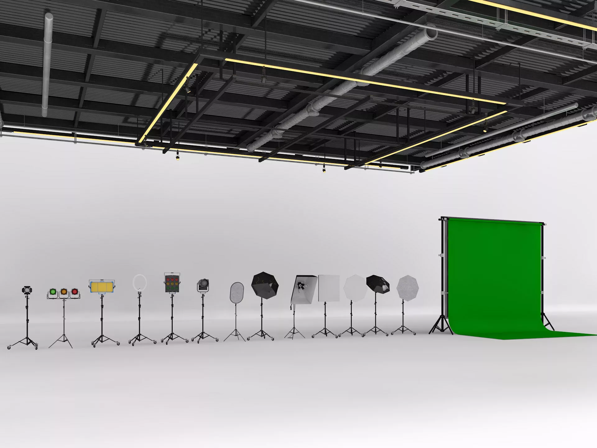 Studio Lighting Collection 3 3D model