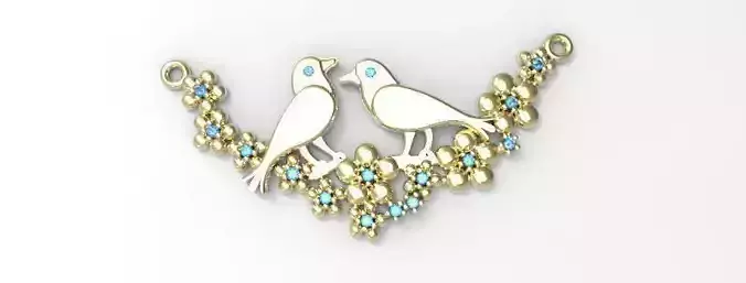 Birds necklace 3d printable