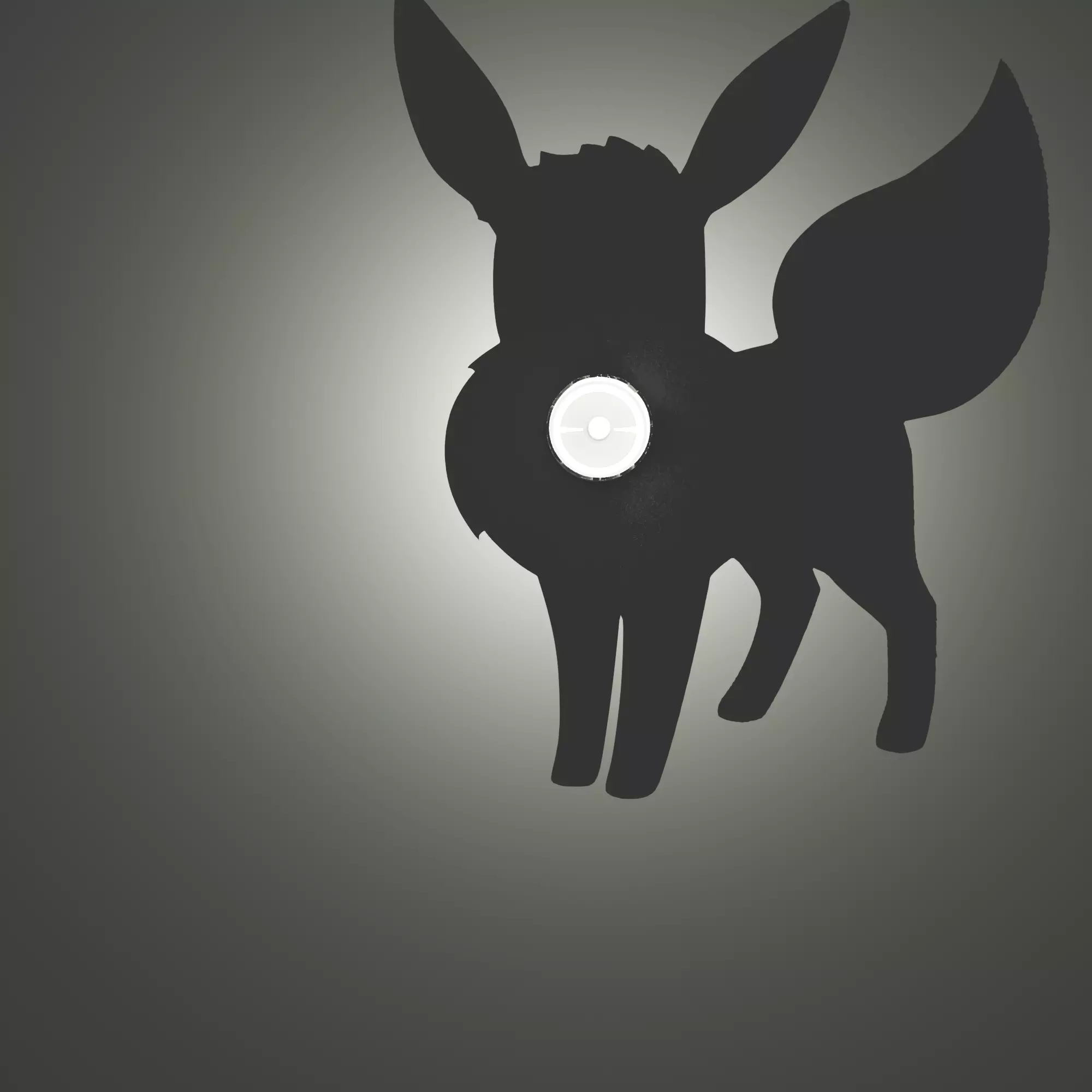 Eevee Shadow Lamp 3D print model