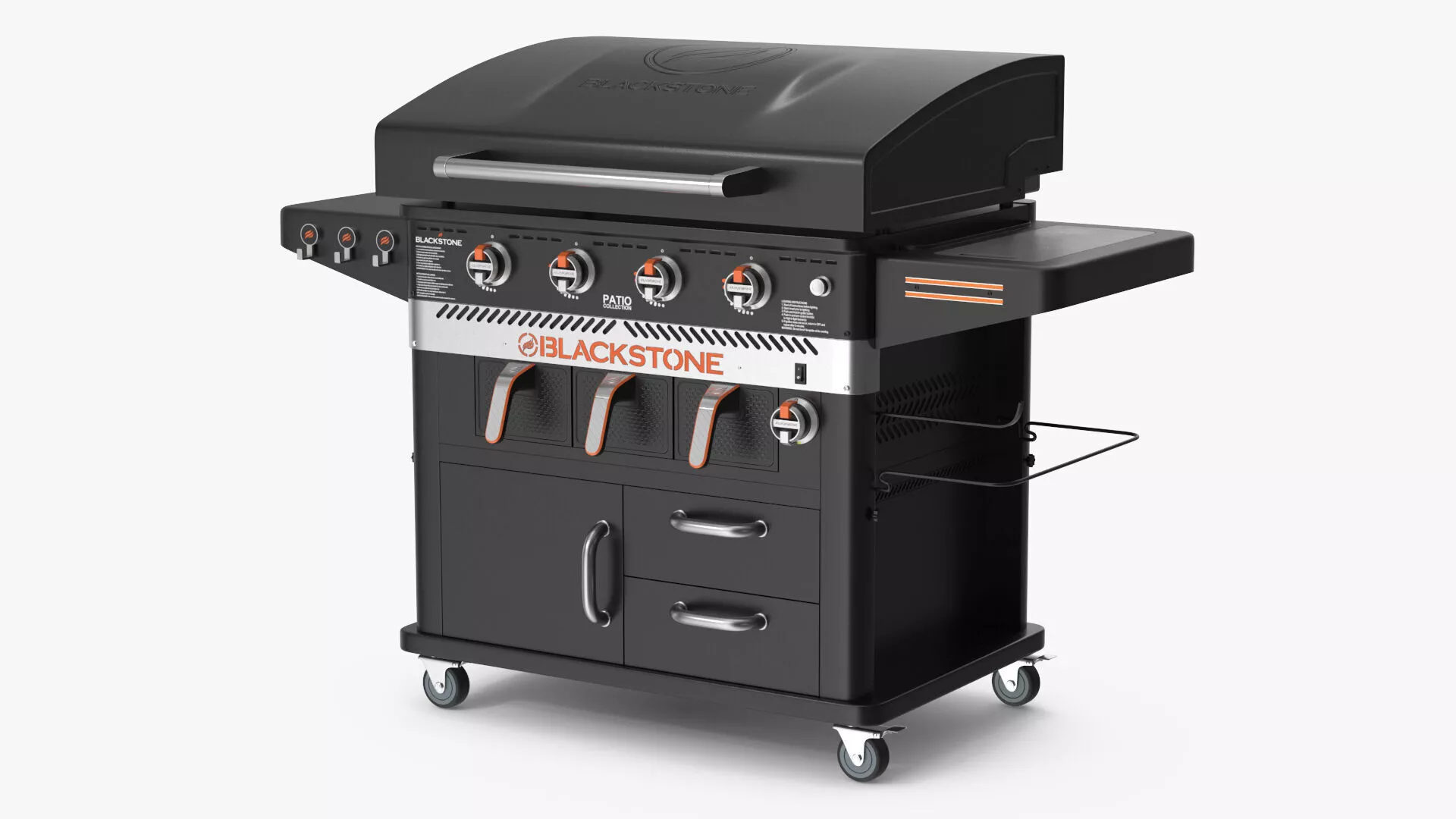 Blackstone 1923 Air Fryer Combo Grill 3D model