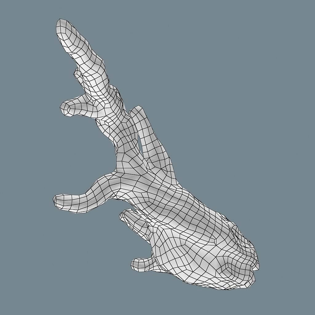 Snag 02 Low-poly 3D model_20