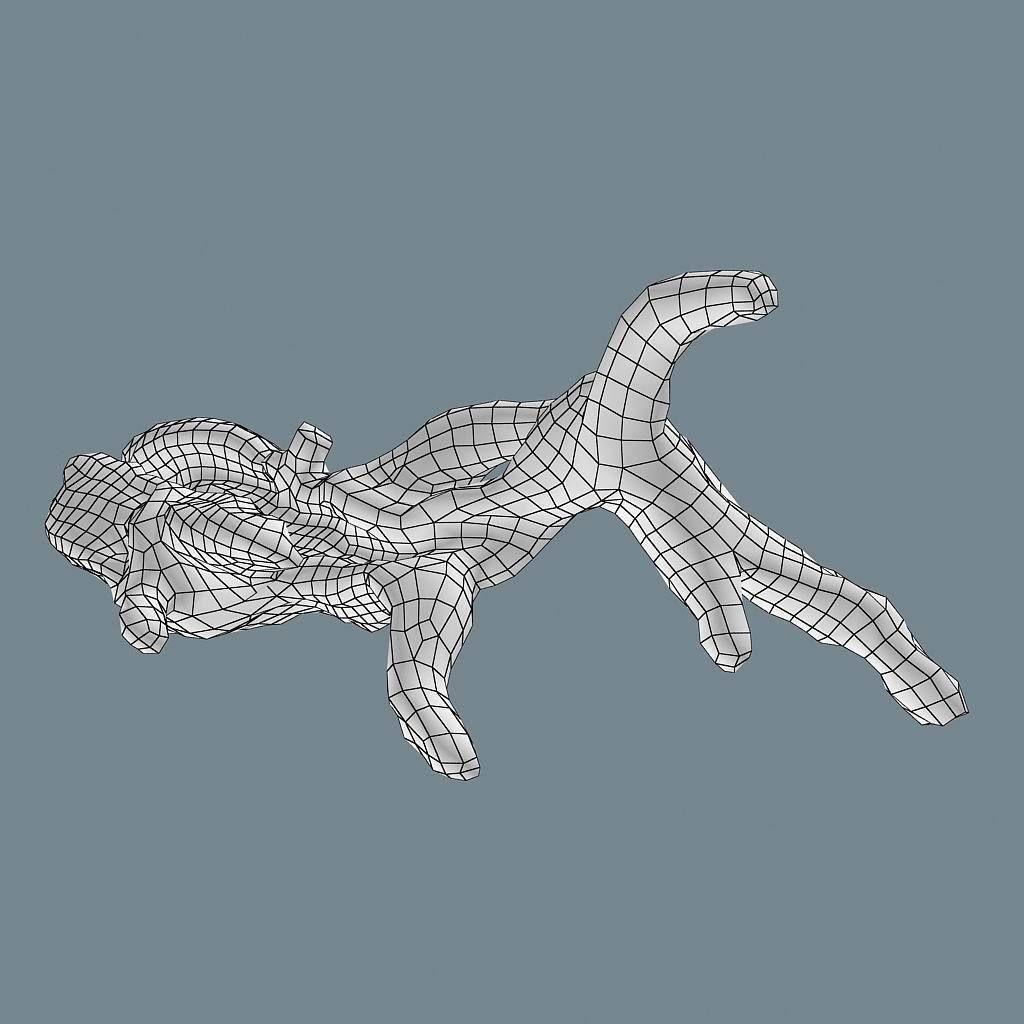 Snag 02 Low-poly 3D model_22