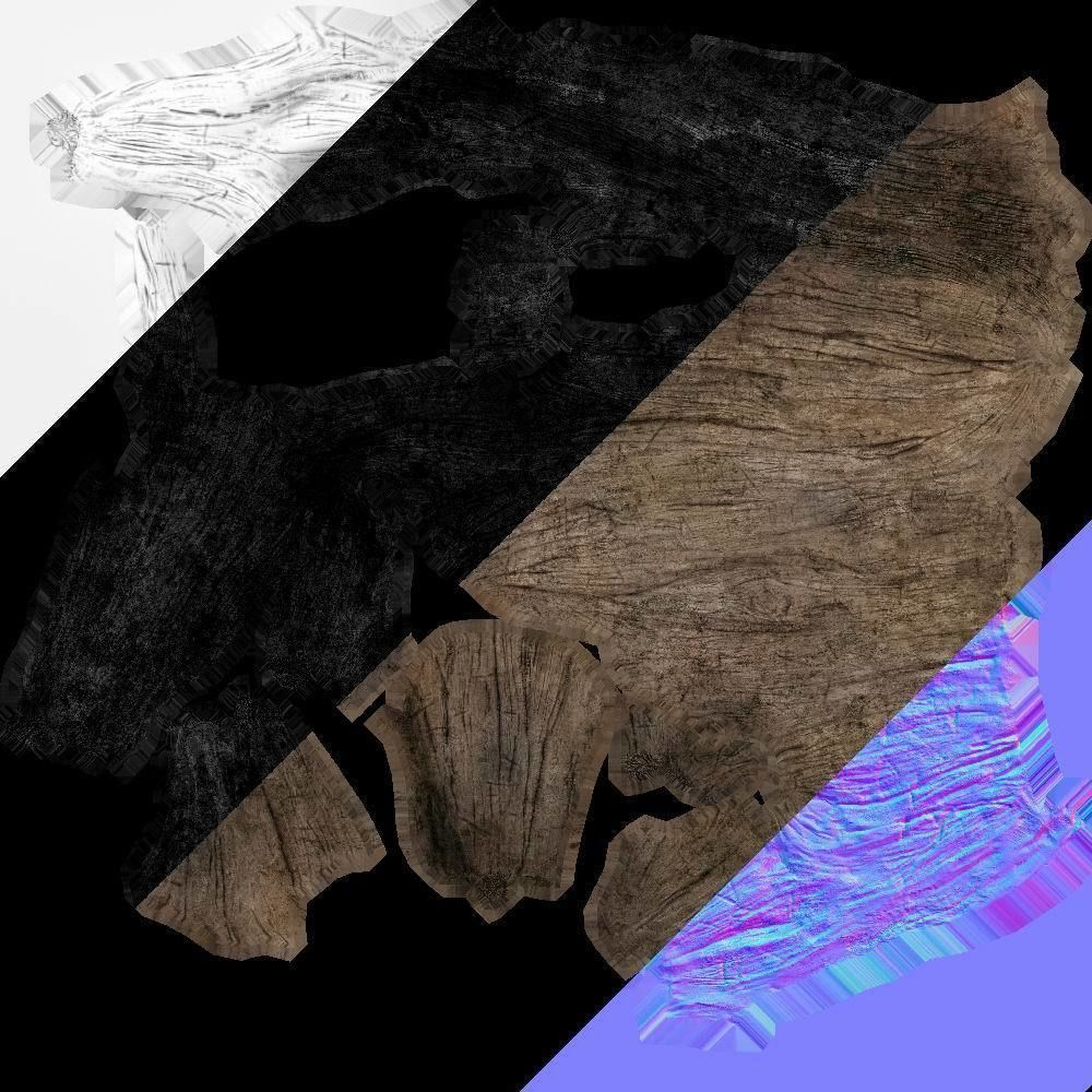 Snag 02 Low-poly 3D model_26