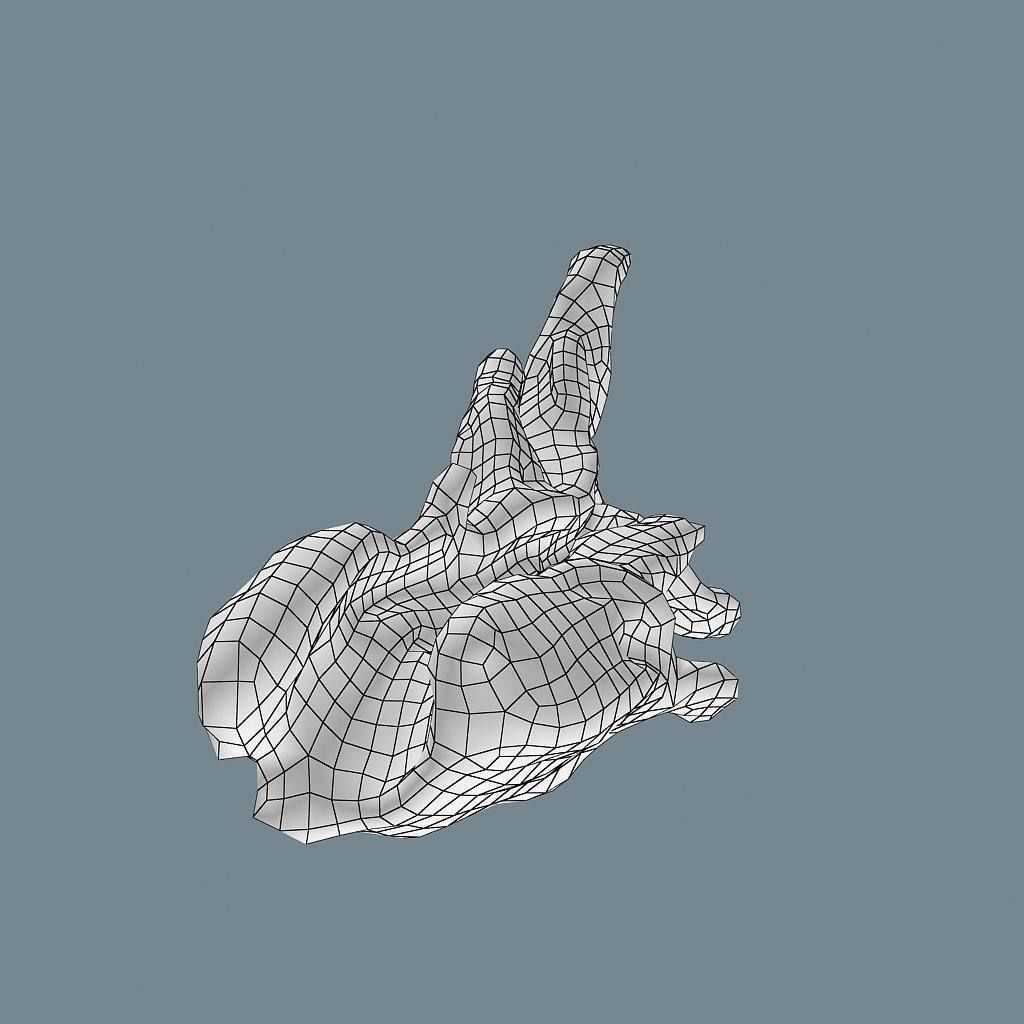 Snag 02 Low-poly 3D model_19