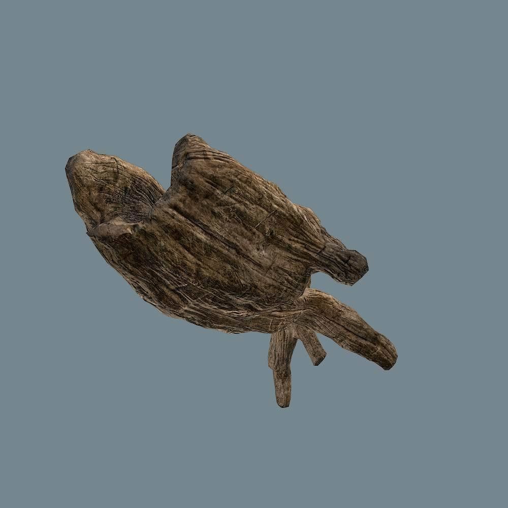 Snag 02 Low-poly 3D model_7