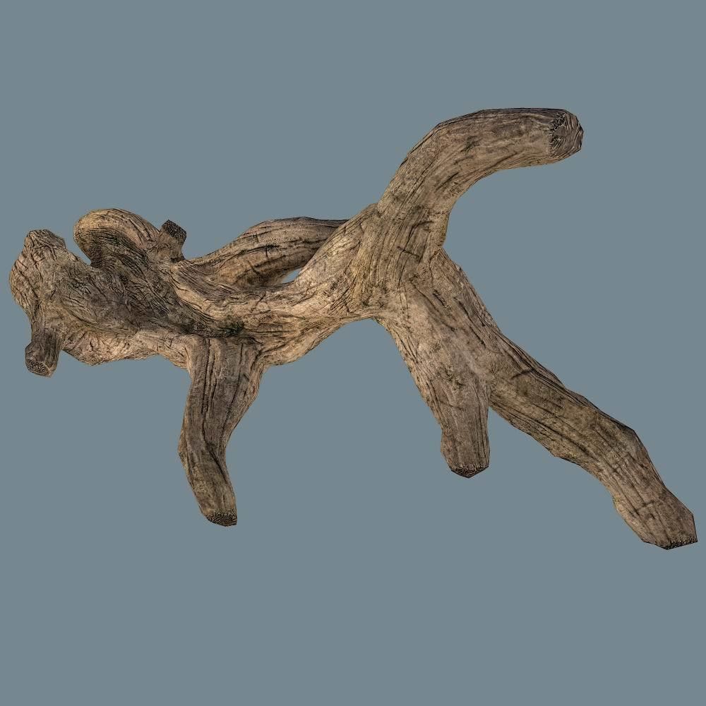 Snag 02 Low-poly 3D model_2
