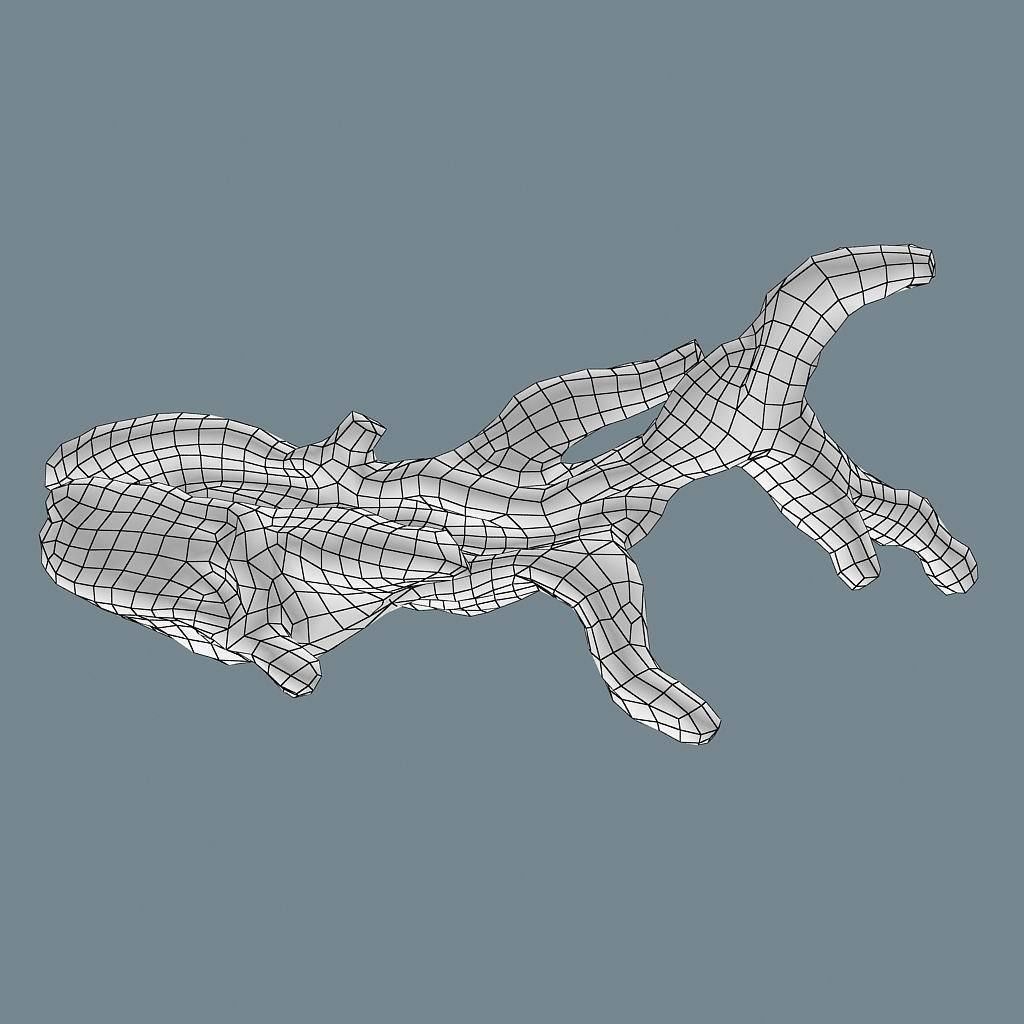 Snag 02 Low-poly 3D model_24