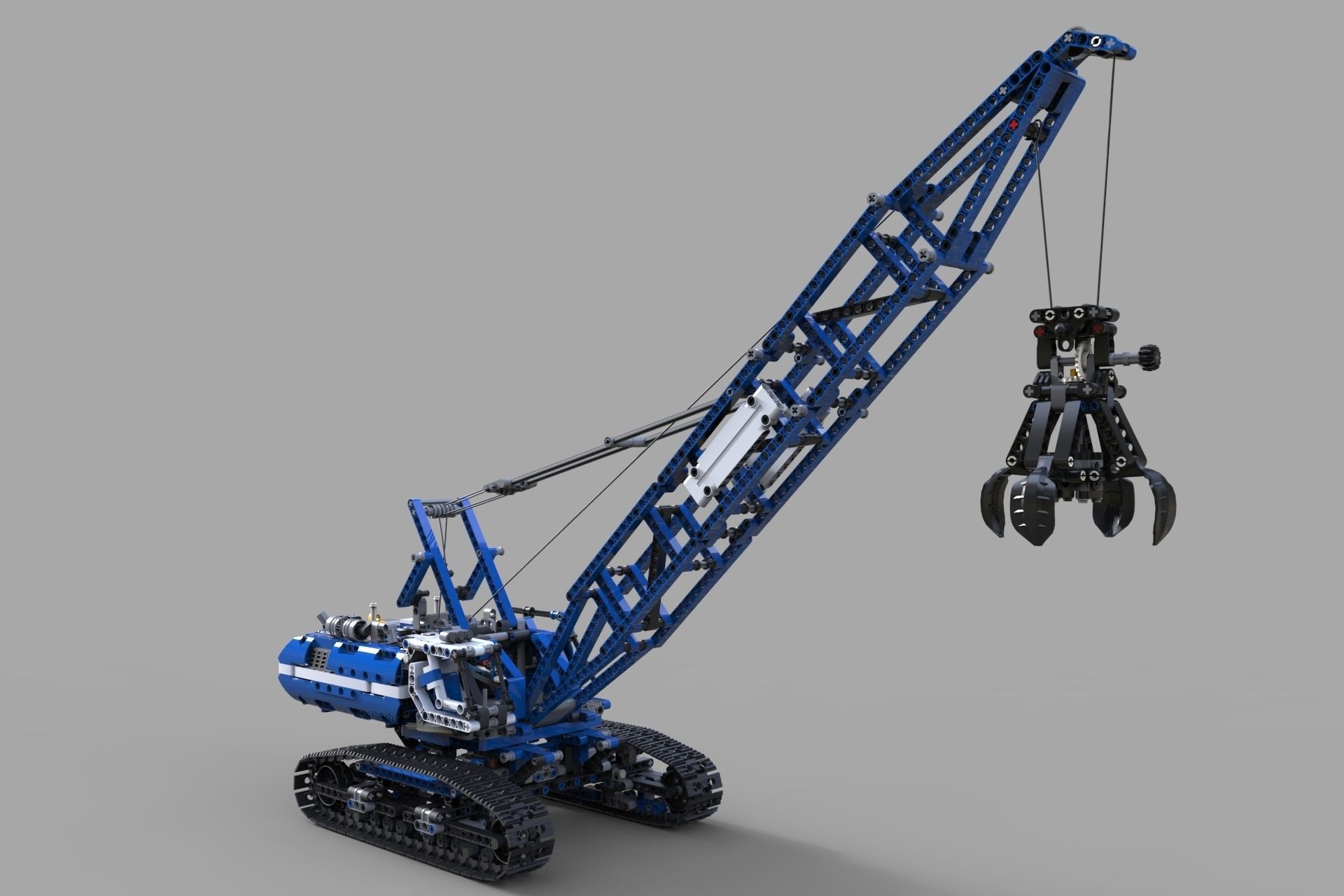 Lego Crawler Crane 3D model_7