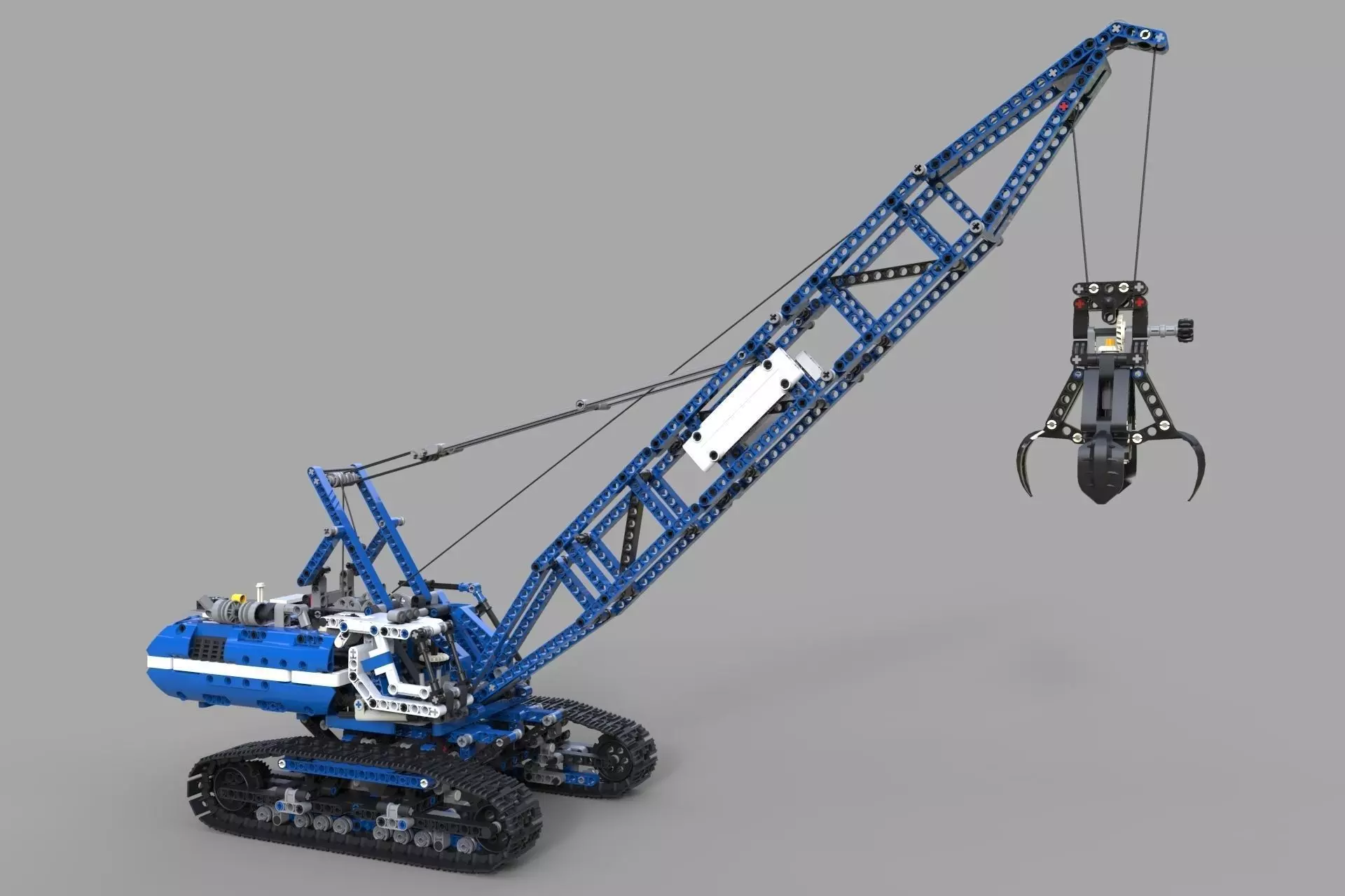 Lego Crawler Crane 3D model_0