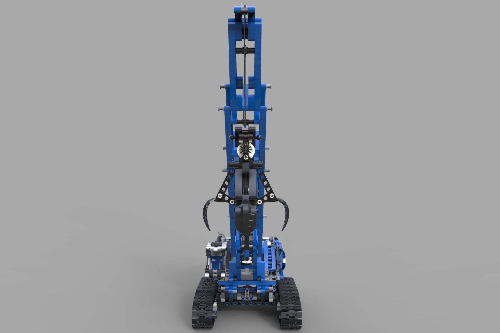 Lego Crawler Crane 3D model_1