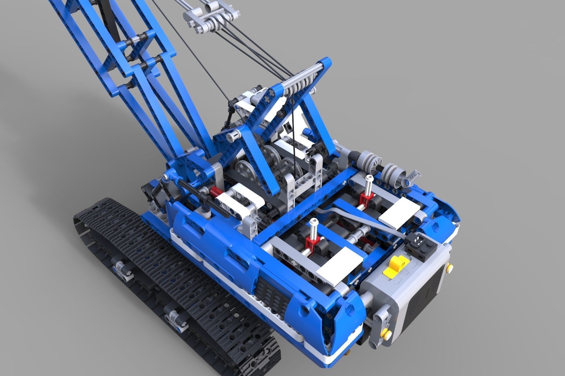 Lego Crawler Crane 3D model_8
