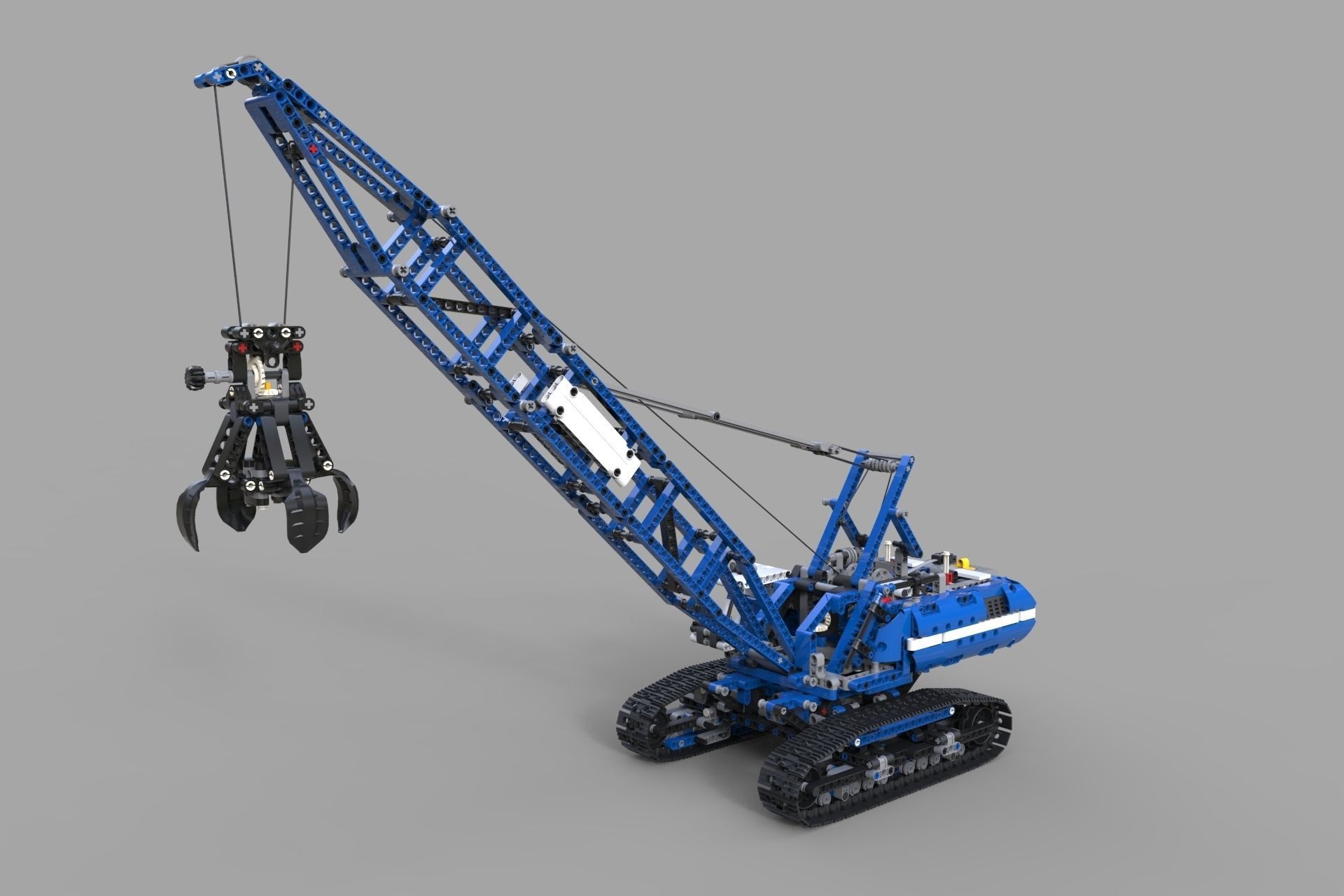 Lego Crawler Crane 3D model_2
