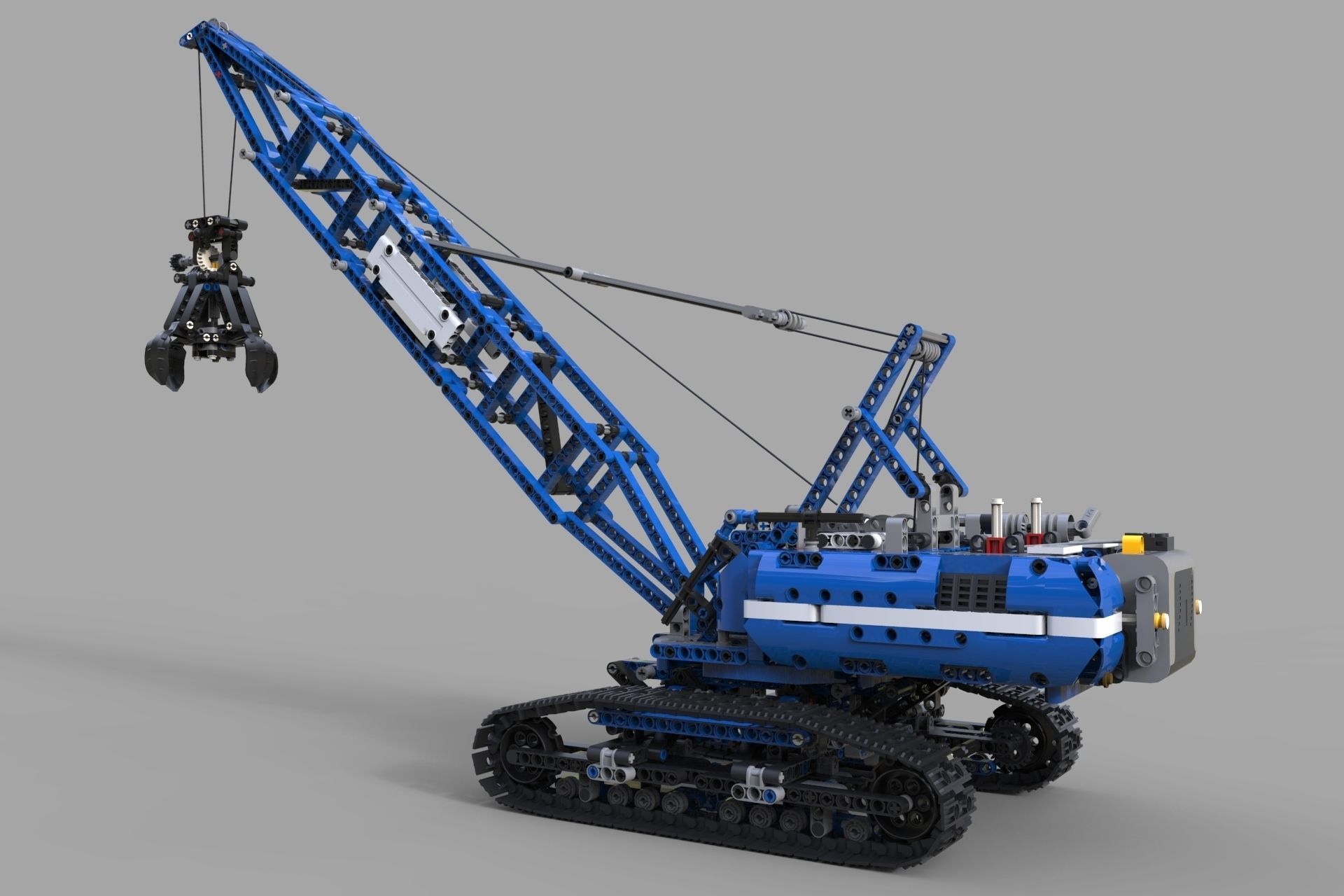 Lego Crawler Crane 3D model_4